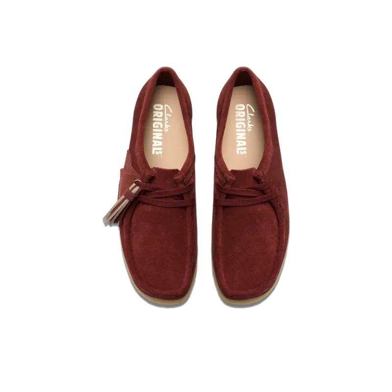 Clarks Originals Wallabee Deep Red Women's-3