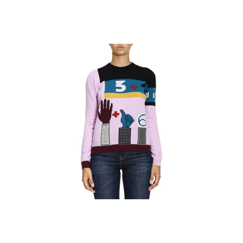 Valentino Loose Fit Sweater Women's Pink-2