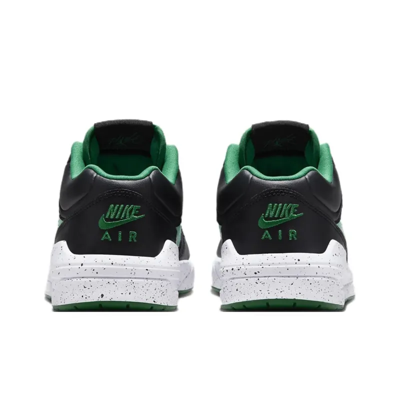 Jordan Stadium 90 Slip Resistant Low Top Kids Lifestyle Shoes Black Green Teenagers-4