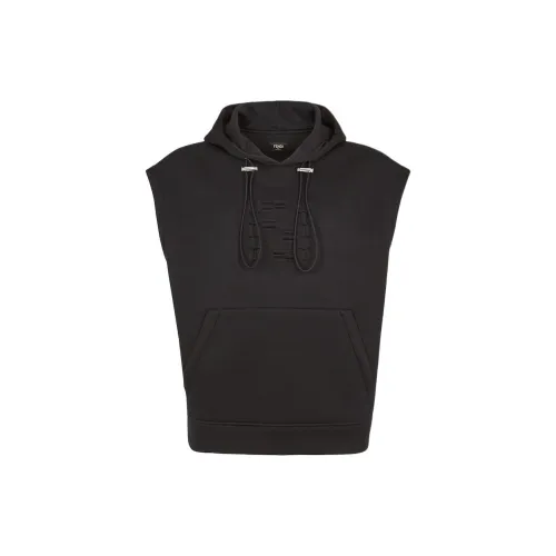 FENDI Vests Men Black