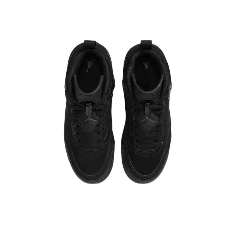 Jordan Spizike Anti Slip Wear Resistant Low Top Children's Basketball Shoes Black Unisex-3