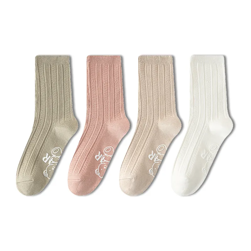 MIZU Mid Calf Socks Women's 4 Pack-0