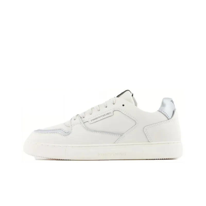EMPORIO ARMANI Contrast-trim Low-top Sneakers-0