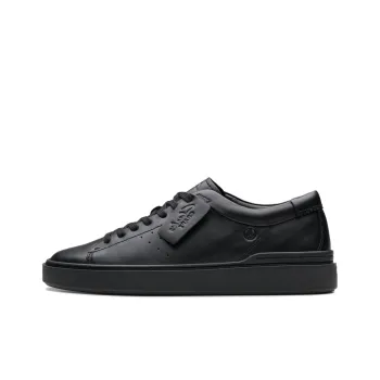 Clarks Low Top Skateboard Shoes Men's Black