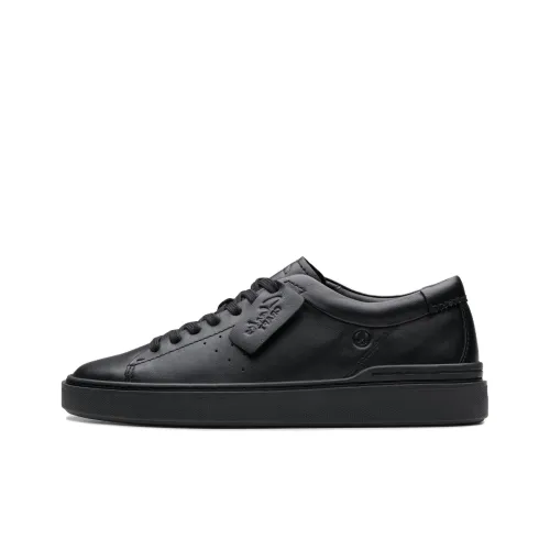 Clarks Low Top Skateboard Shoes Men's Black