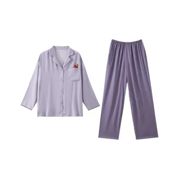 Dream Heart Pajama Set Women's Purple