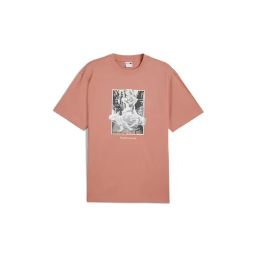 PUMA GRAPHIC T-Shirts Unisex Pink