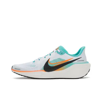 Nike Pegasus 41 Low Top Running Shoes White Blue Black Teenagers