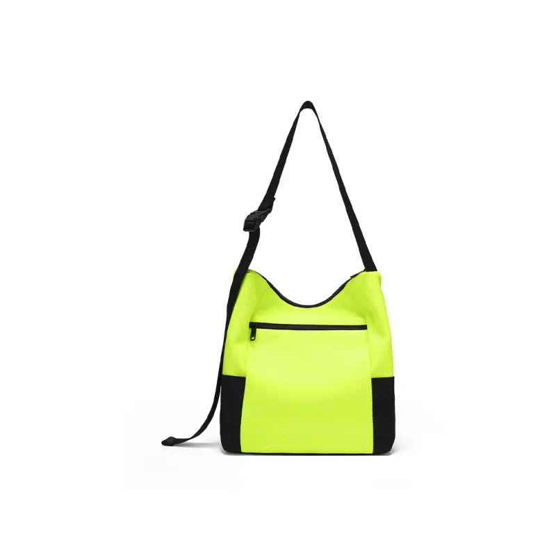 NOXXON Nylon Fabric Tote Bag Shoulder Bag Regular Women's Khaki/Neon Green-4