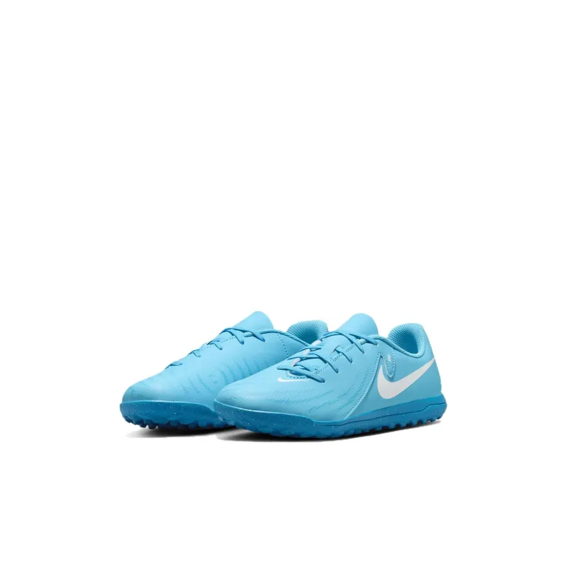 Nike Jr. Phantom GX 2 Club Abrasion Resistant Low Top Kids' Soccer Shoes Blue Kids'-2