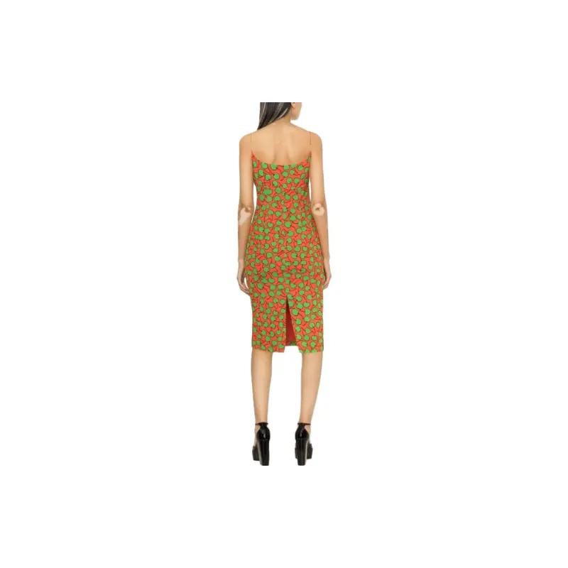 MOSCHINO All Over Cherry Printed Mini Dress-4