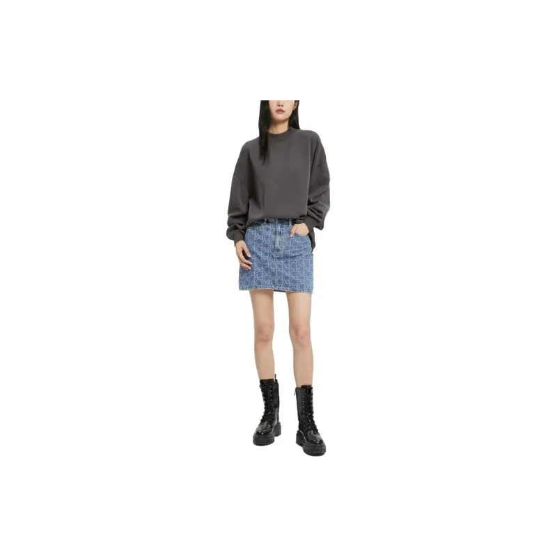 Calvin Klein Sweatshirts Women's Dark Gray-1