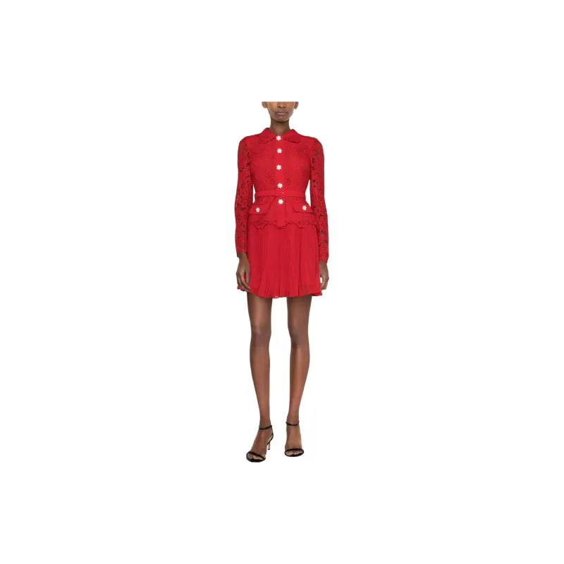 Self portrait Guipure Lace Minidress-1