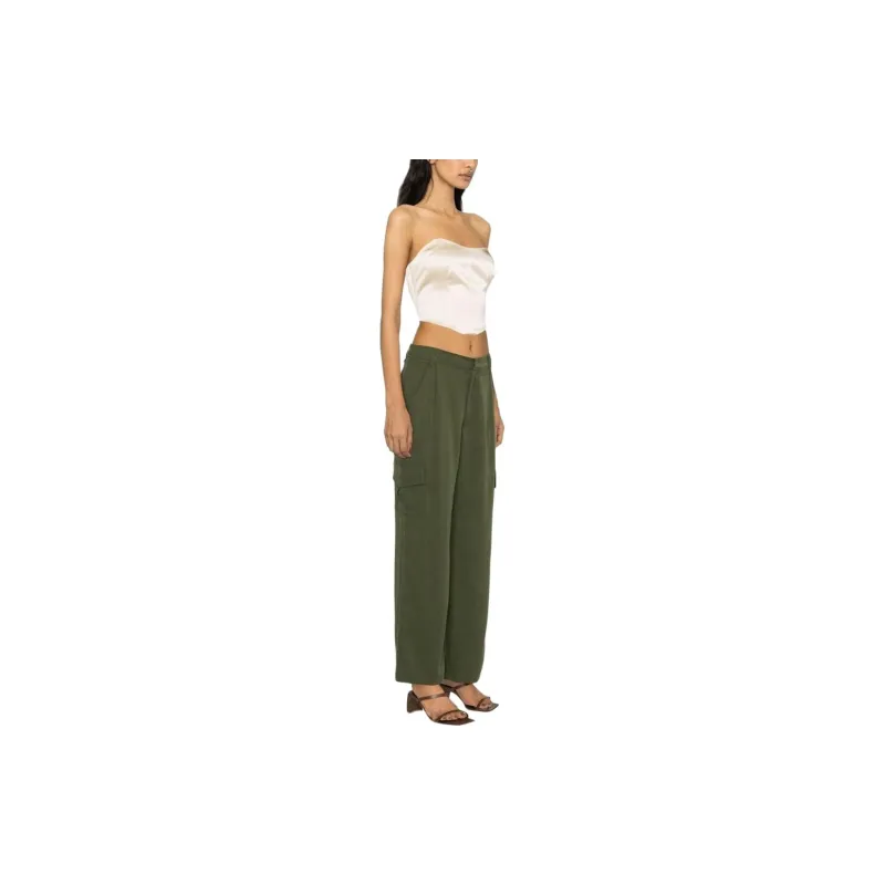 Reformation Casual Pants Women's Green-3