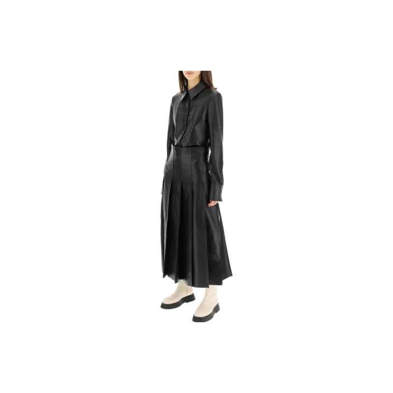 SportMax Leather Jackets Women's Black-3