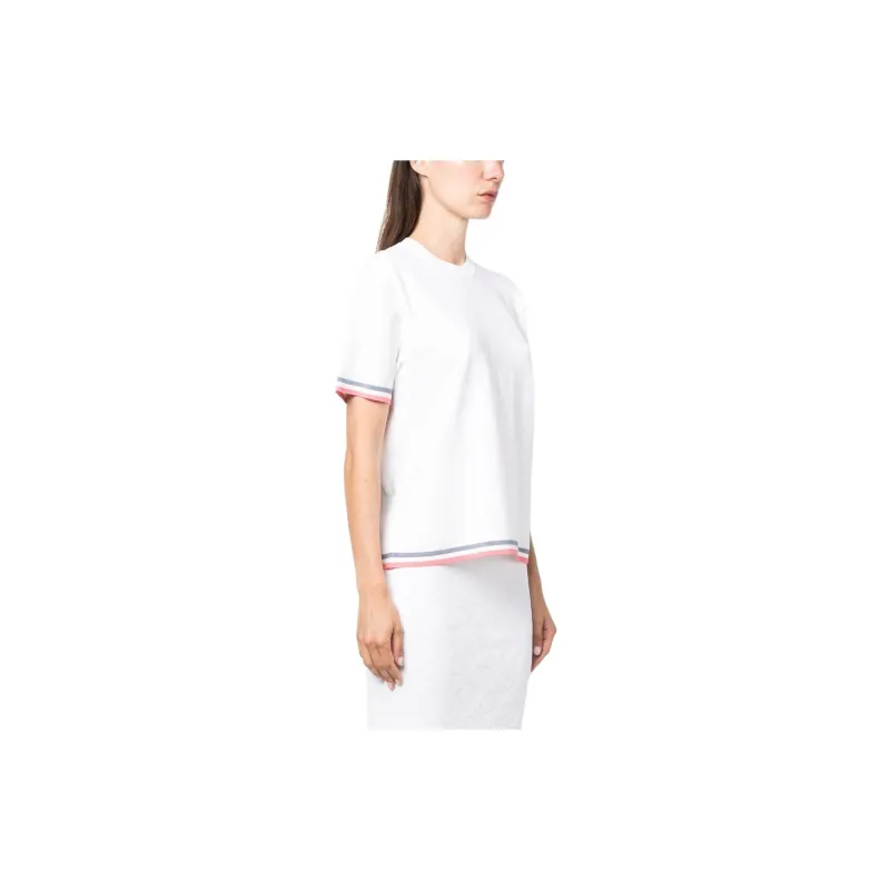FENDI Monogram Detailed Crewneck T Shirt-5