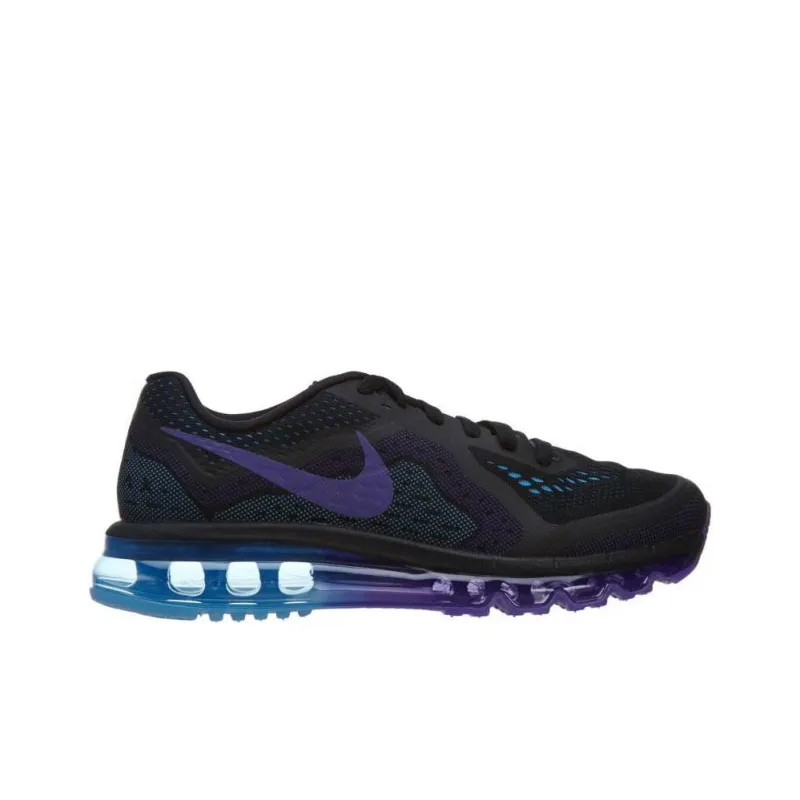 Nike Air Max 2014 Anti-Slip Wear-Resistant Low-Top Casual Running Shoes Women's Black-1