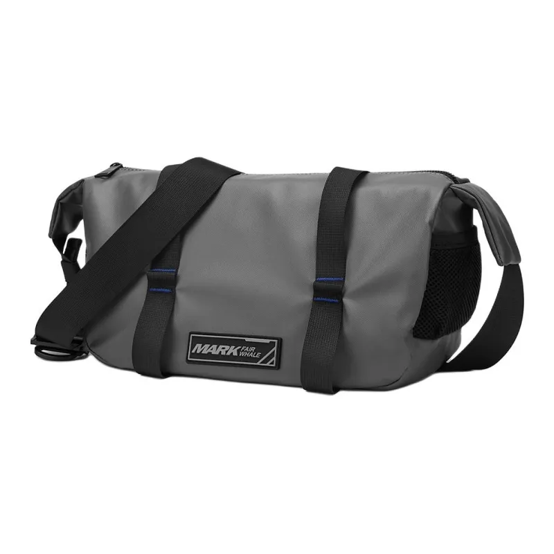 FAIRWHALE Fabric One Shoulder/Crossbody Bag Regular Men's Black/Gray Black-7