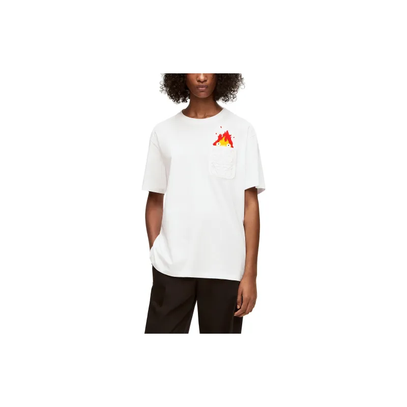 LOEWE x HAERDEYIDONGCHENGBAO SS23 T Shirt Unisex White-10