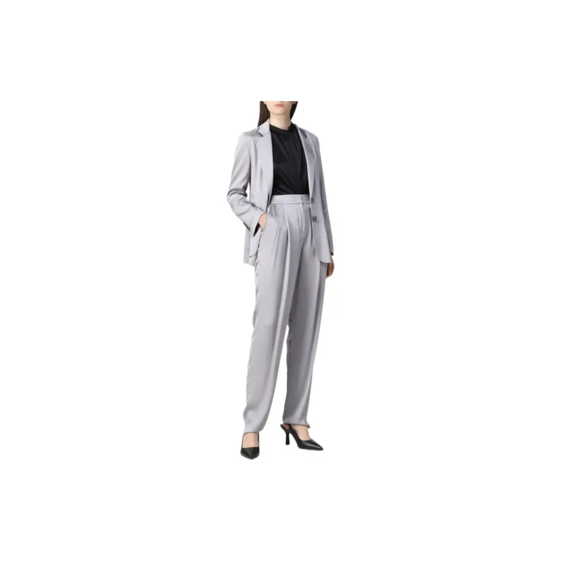 EMPORIO ARMANI High Waist Tailored Pants-2