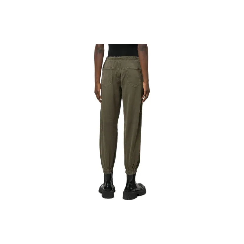 DIESEL Knitted Sweatpants Women's Green-2