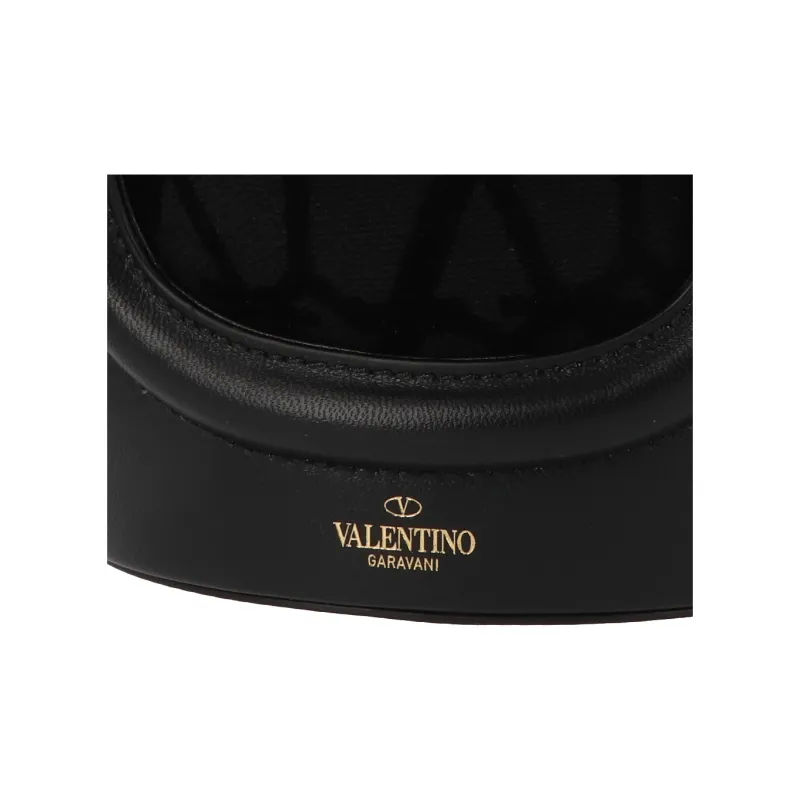 Valentino Sheepskin Bucket Bags Shoulder Bag Crossbody Bag Handbag Women's Black-6