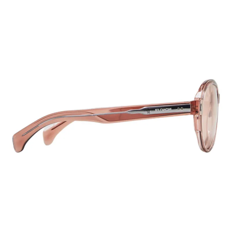 Moncler Acetate Irregular Shape Sunglasses Unisex Pink-2