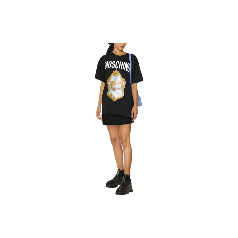 MOSCHINO FW22 Regular T Shirt Women's Black-2