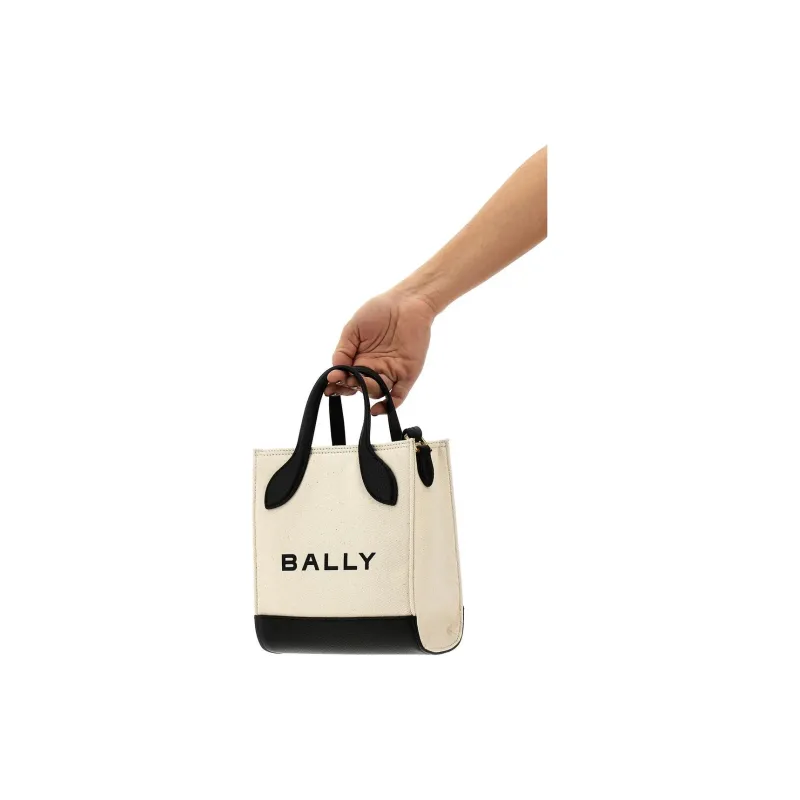 BALLY Bar Mini Keep On Tote Bag-4
