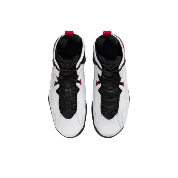 Jordan True Flight White/Varsity Red-Black GS-3