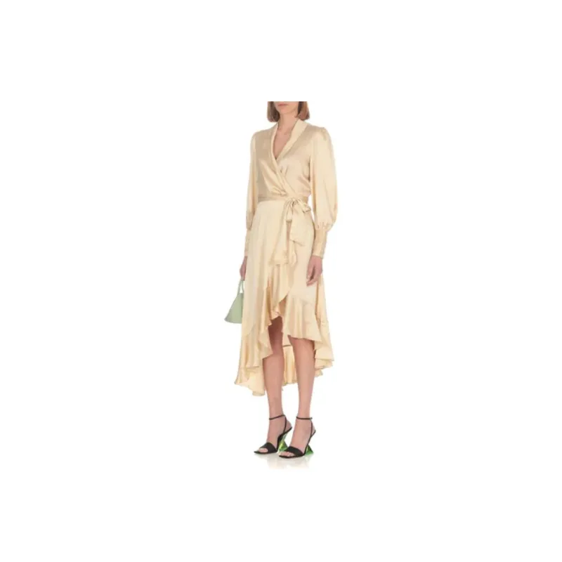 Zimmermann Long-Sleeved Dresses Women's Yellow-3