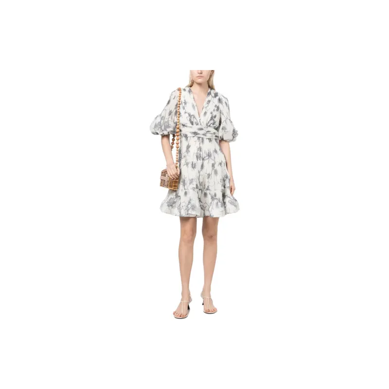 Zimmermann Floral-print Mini Dress-1