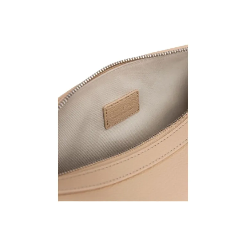 By Far Amira Cow Leather Handbag, Shoulder Bag Women's Light Umber-2