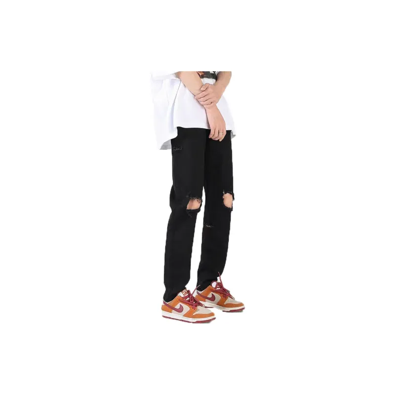 Michael Rock Jeans Unisex Black-4