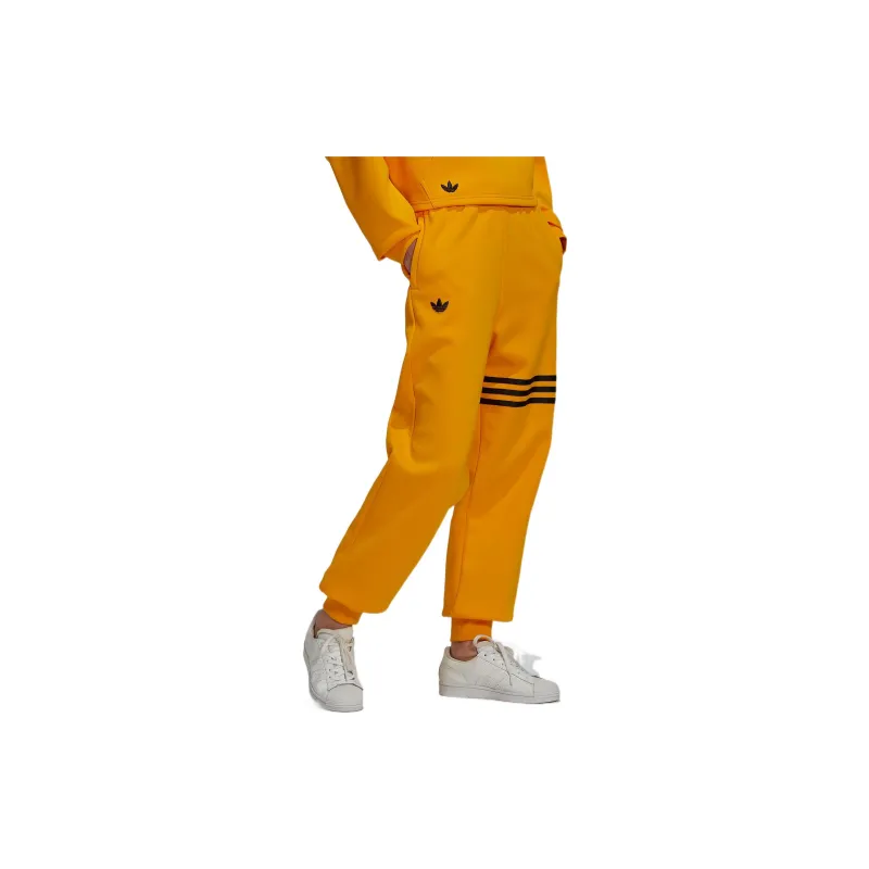 Adidas Originals Knitted Sweatpants Women's Yellow-3