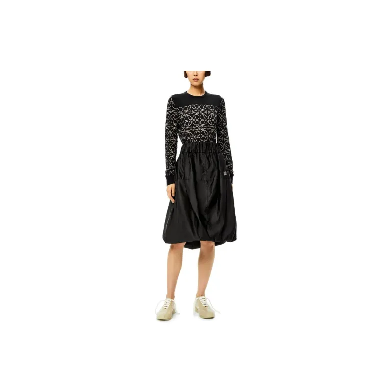 LOEWE SS22 Cashmere Sweater Women's Black-1