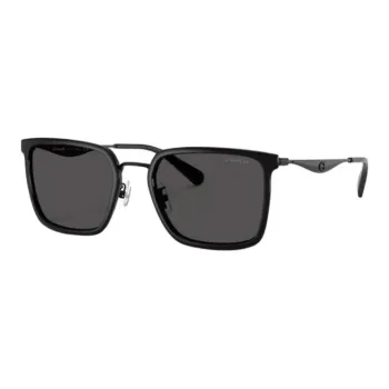 COACH Metal Square Sunglasses Unisex Black