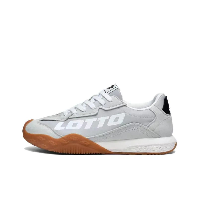 LOTTO Anti-Slip Wear-Resistant Low-Top Casual Shoes Women's Light Gray-0
