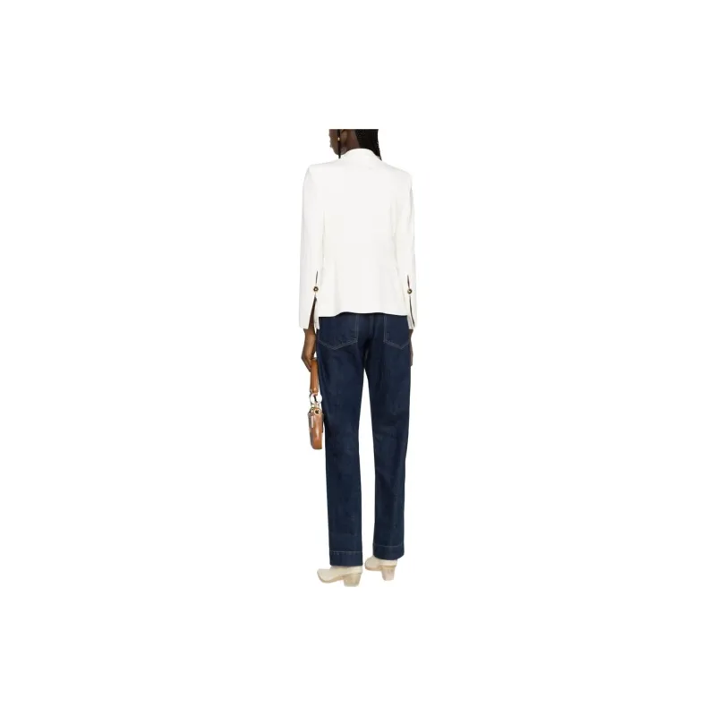 PINKO Business Suits Coats Women's White-2