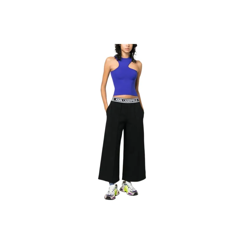 KARL LAGERFELD Logo-waistband Culottes-1