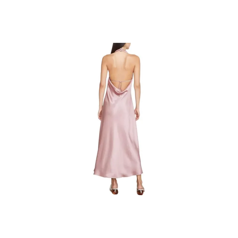 VINCE Halterneck Midi Dress-3