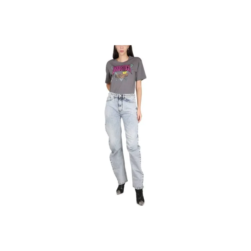 PHILOSOPHY DI LORENZO SERAFINI Graphic Printed Crewneck T Shirt-2