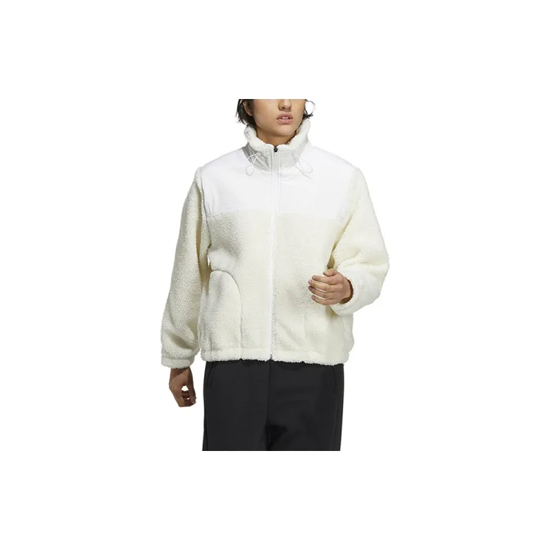 Adidas Velvet Jackets Women's Ecru-1