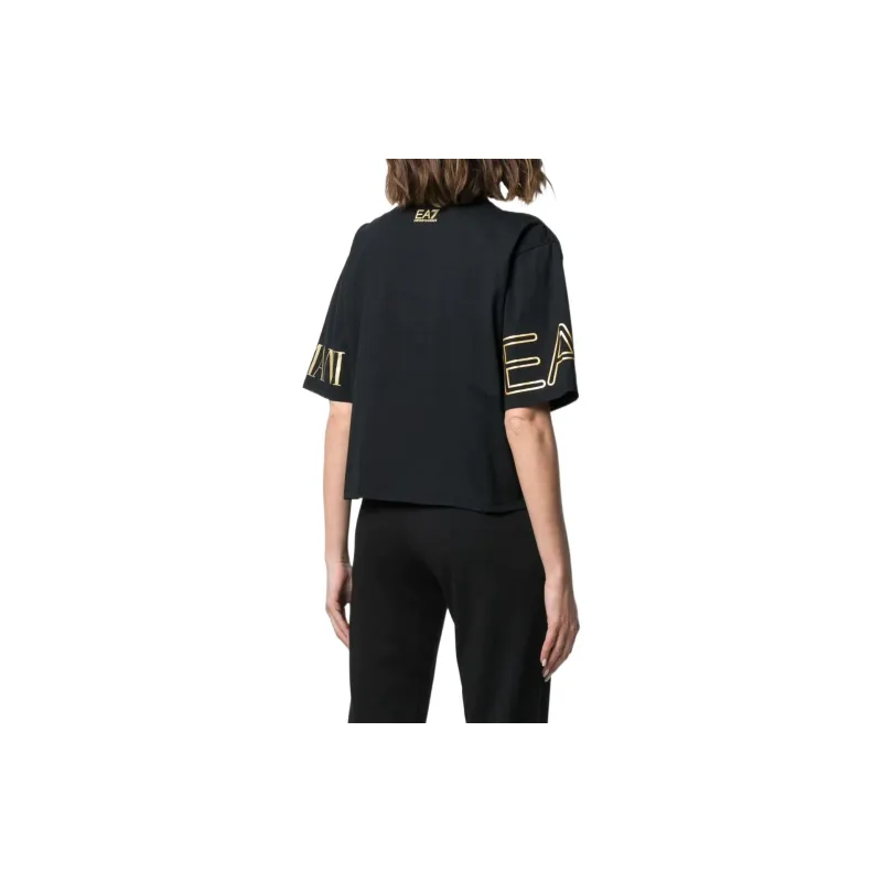 EMPORIO ARMANI Crop Top Women's Black-2