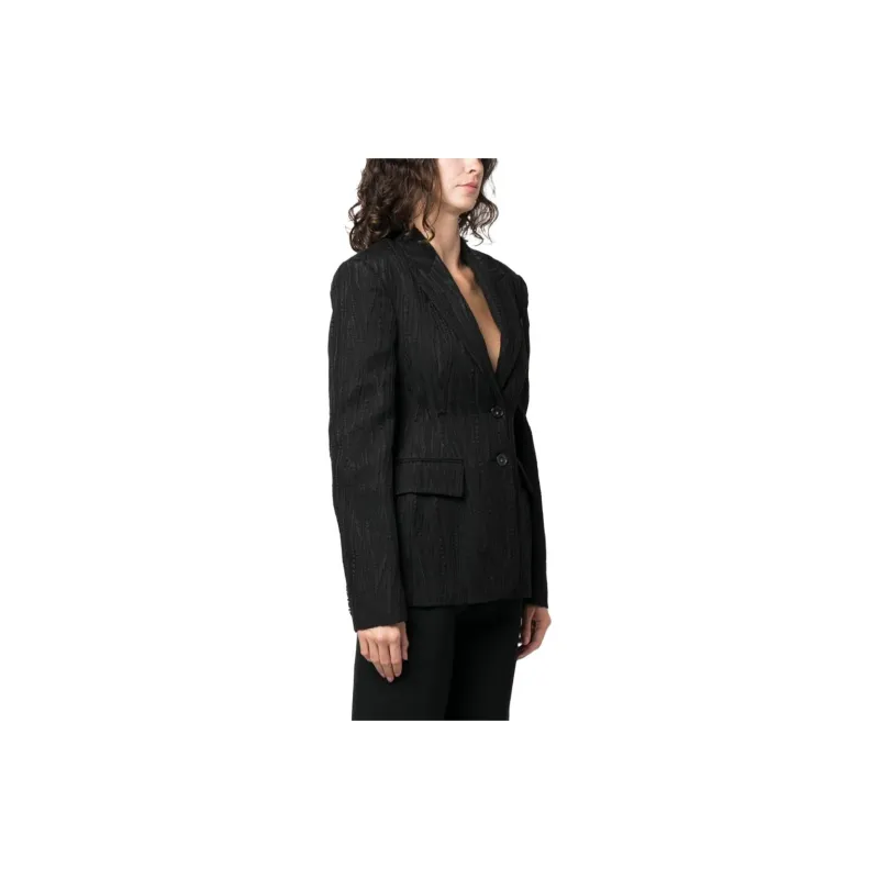 Stella McCartney Jacquard Single breasted Blazer-3