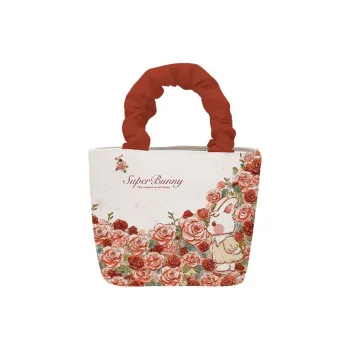 AOSONG Suede Technology Fabric Shoulder Bag, Crossbody Bag, Handbag Women's Rose