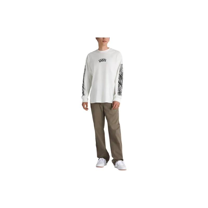 Vans Halloween Haunting T-Shirt Men's Cotton Candy White-1
