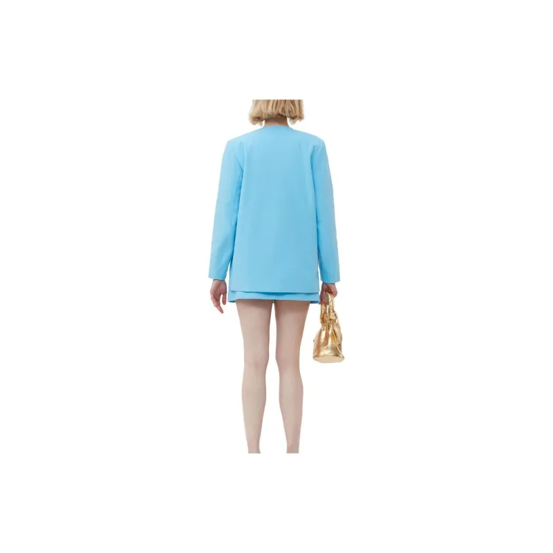GANNI Organic Cotton Blazer-3