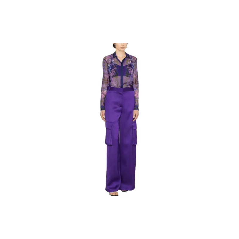 VERSACE Floral Printed Button Up Shirt-1