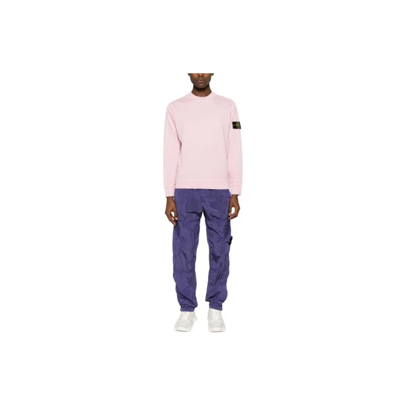 STONE ISLAND Logo Patch Crewneck Sweatshirt-2